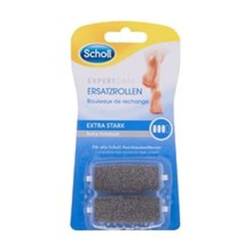 Scholl Velvet Smooth Diamond Replacement Roller Heads Extra Rough 2 Pieces