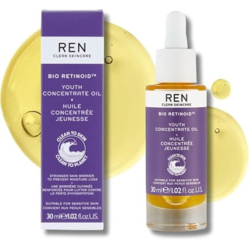 Ren Bio Retinoid Youth Concentrate Oil 30ml Anti-Aging Face Oil with Bidens Ren Bio Retinoid Youth Concentrate Oil 30ml Anti-Aging Face Oil with Bidens