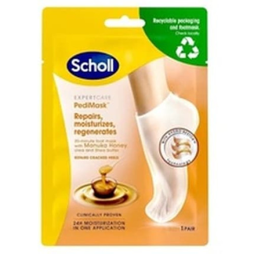Scholl Expert Care Pedimas Foot Mask With Manuka Honey Moisturizing Foot Mask 1 Pair Scholl Expert Care Pedimas Foot Mask With Manuka Honey Moisturizing Foot Mask 1 Pair