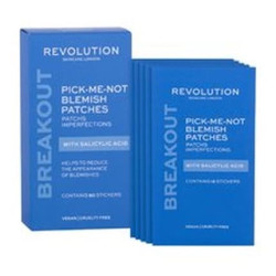 Revolution Skincare Pickmenot Blemish Patches Salicylic Acid 60 Cleansing Patches For Problematic Skin