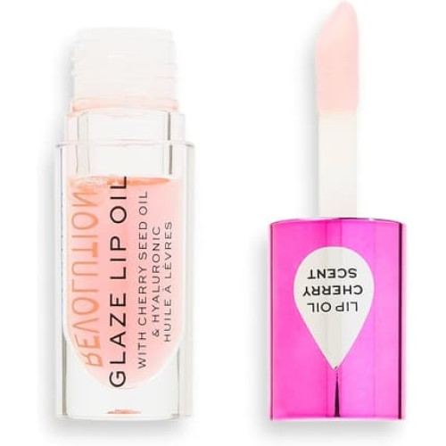 Revolution Beauty London Glaze Lip Oil Nourishing Glam Pink 4.6ml