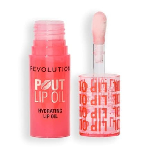 Revolution Pout Lip Oil Nourishing Tinted Lip Oil for Glossy Lips