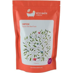 Eco Bath London Detox Epsom Salt Bath Soak with Grapefruit 1KG Eco Bath London Detox Epsom Salt Bath Soak with Grapefruit 1KG