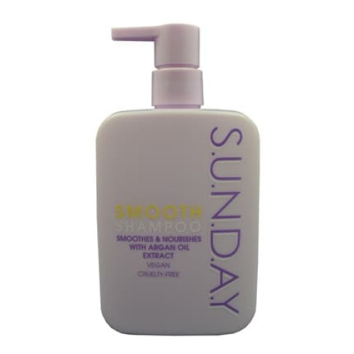 S.U.N.D.A.Y Smooth Shampoo 350ml - Pump Dispenser