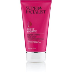 Super Facialist Rosehip Hydrate Brighten & Refine Face Scrub with Shea Butter & Cucumber Oil 150ml