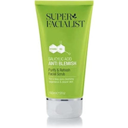 Super Facialist Salicylic Acid Anti Blemish Purify & Refresh Face Scrub 150ml