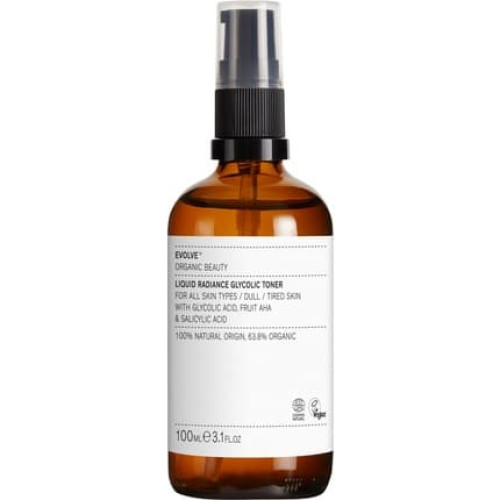 Evolve Beauty Liquid Radiance Glycolic Toner 100 Ml