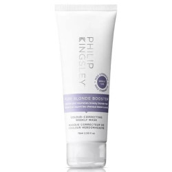 PHILIP KINGSLEY Pure Blonde Booster Purple Mask for Blonde Platinum Silver Gray Bleached Brassy Hair Weekly Toner 2.5oz 75ml