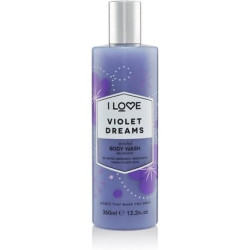 I Love Violet Dreams Scented Body Wash Rich & Creamy Foam