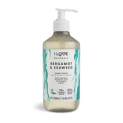 I Love Naturals Bergamot & Seaweed Hand Wash with Natural Oils of Orange & Basil 500ml
