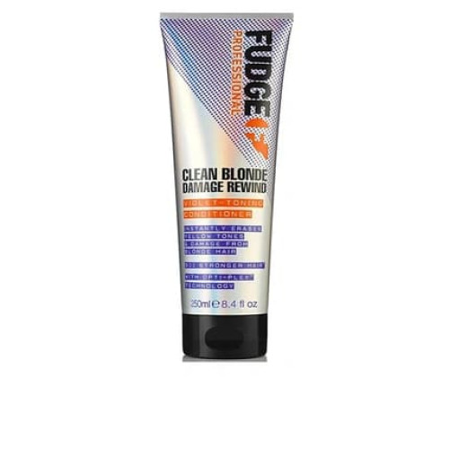 Fudge Professional Clean Blonde Damage Rewind Violettoning Conditioner 250ml Toning Conditioner For Blonde Hair