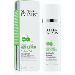 Super Facialist Anti Blemish Clarifying Gel Moisturiser with Salicylic Acid and Niacinamide 50ml