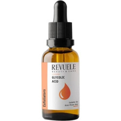Revuele CYS Glycolic Acid 30ml Exfoliating Solution with AHA for Acne-Prone Skin Care - White