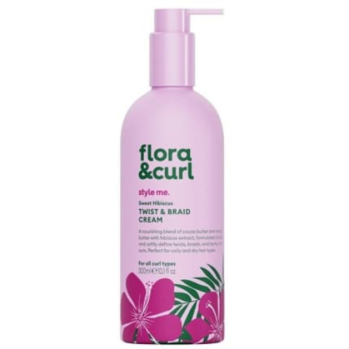 Floracurl Sweet Hibiscus Twist Braid Cream Hair Cream 300ml