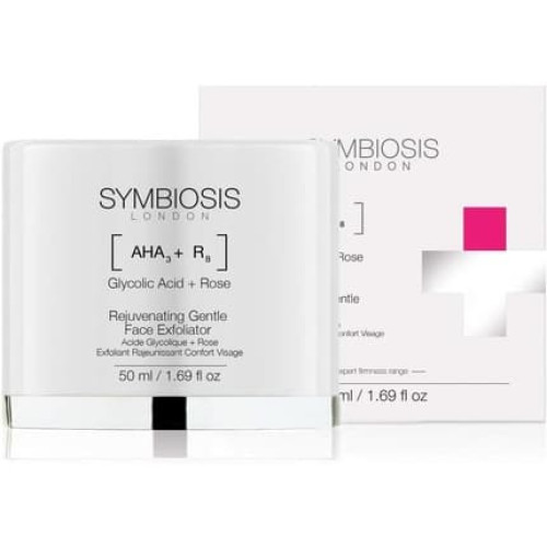 Symbiosis London Rose and Glycolic Acid Rejuvenating Gentle Face Exfoliator 50ml Symbiosis London Rose and Glycolic Acid Rejuvenating Gentle Face Exfoliator 50ml
