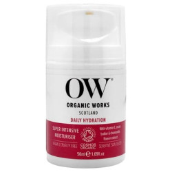 Organic Works Daily Hydration Super Intensive Moisturiser 169 Oz Cream For Unisex