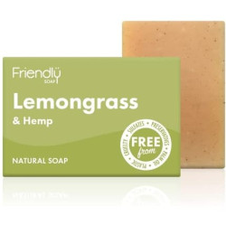 Friendly Soap Lemongrass & Hemp Soap 95g Friendly Soap Lemongrass & Hemp Soap 95g