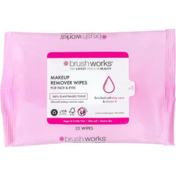 Brushworks Makeup Remover Wipes 25 Sheets