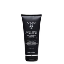 Apivita Cleansing Gel Black Detox 150ml Face Cleanser