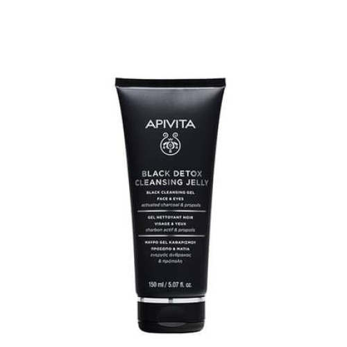 Apivita Cleansing Gel Black Detox 150ml Face Cleanser