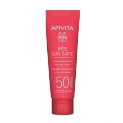 Apivita Bee Sun Hydra Fresh Tinted Face Gel Cream Spf50 50ml