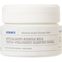 Korres Donkey Milk Night Cream With 3 Hyaluronic Acids For Hydration And Nourishment 40ml