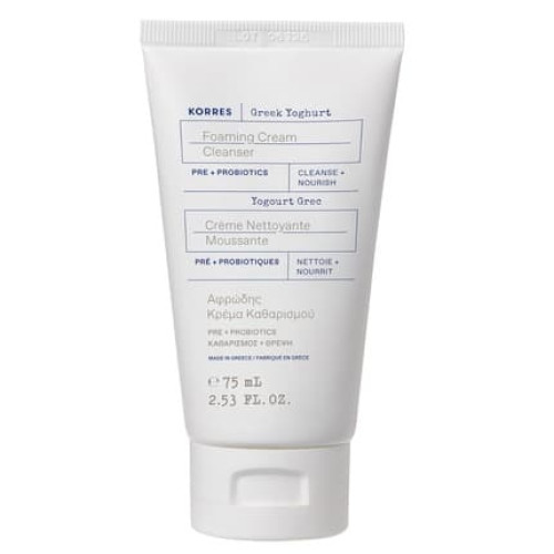 Korres Greek Yoghurt Creamy Face Wash Gel 75ml