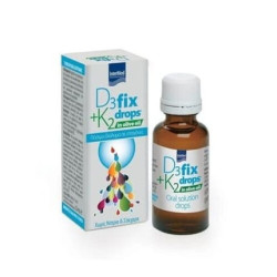 Intermed D3 Fix & K2 Drops in Olive Oil 12ml Intermed D3 Fix & K2 Drops in Olive Oil 12ml