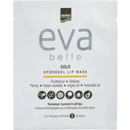 Eva Belle Gold Hydrogel Lip Mask Revitalizing Mask For Hydrated Soft Lips 1 Piece