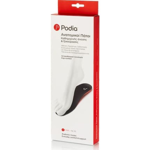 Podia Anatomical Insoles No 35 1 Pair