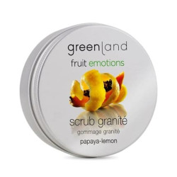 Greenland Papaya Lemon Scrub Granité 200ml - Vegan Face and Body Exfoliator with Unique Texture Greenland Papaya Lemon Scrub Granité 200ml - Vegan Face and Body Exfoliator with Unique Texture