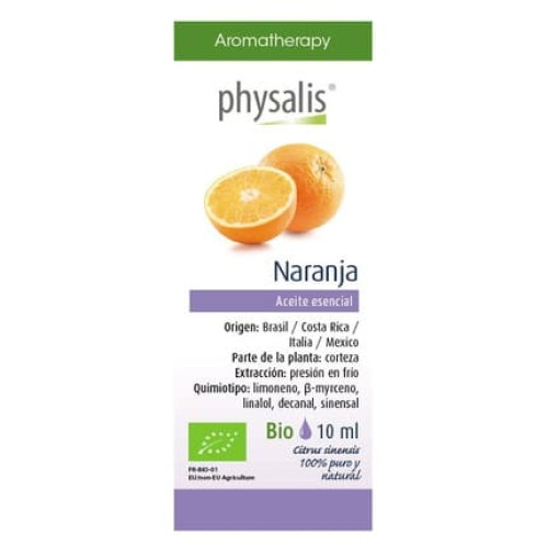 Physalis Organic Orange Essential Oil 10 Ml