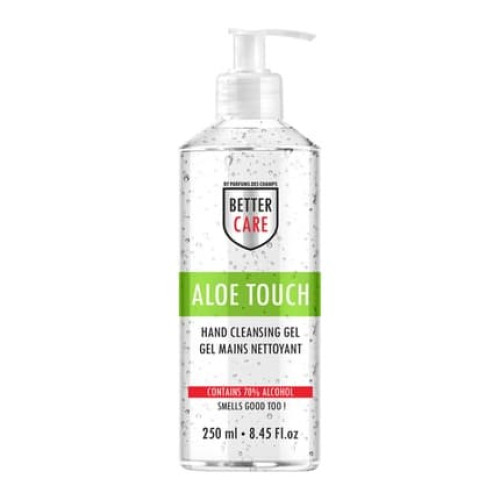 Better Care Hand Sanitizer Gel, Aloe Scented, Alcohol-Based - 250ml