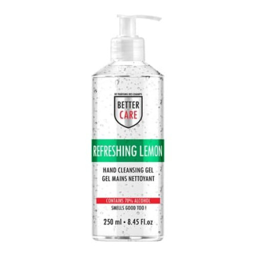 Better Care Hand Sanitizer Gel, Lemon Scented, Alcohol-Based, 250ml