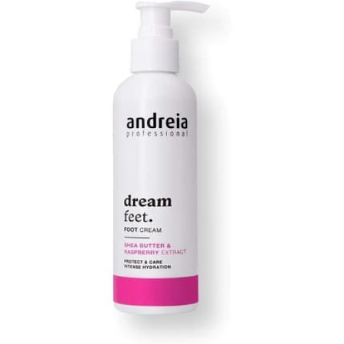 Andreia Professional Foot Cream Dream Feet with Shea Butter and Raspberry Extracts - Intense Hydration 200ml