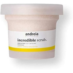 Andreia Professional Hand & Foot Scrubs Incredible Foot Scrubs and Hand Scrub with Apricot Seeds and Shea Butter 200g