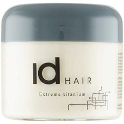 Id HAIR Extreme Titanium Professional Hair Wax for Men Extreme Hold and Medium Shine for Short Hair Paraben Free 100ml