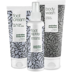 Foot Care Kit with Tea Tree Oil: Body Wash, Cream & Spray - Soothing Relief