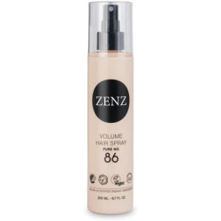 ZENZ Volume Hair Spray Pure no. 86 200ml Long Lasting Medium Hold Fragrance Free Allergy Friendly All Hair Types Especially Suited for Normal or Fine Hair