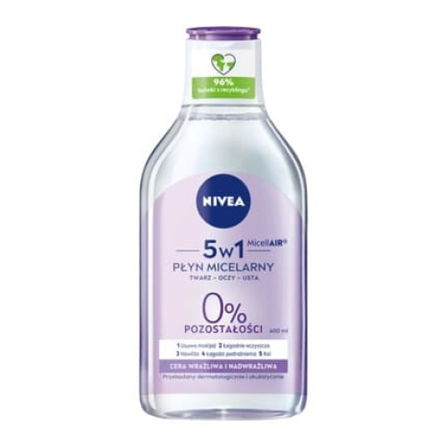 Nivea Micellair Skin Breathe Micellar Cleansing Water For Sensitive And Hypersensitive Skin 400ml