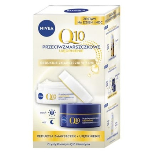 Nivea Q10 Anti-Wrinkle Day Cream 50ml + Firming Night Cream 50ml