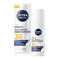 Nivea Men Sensitive Daily Protect Moisturizing Face Cream Spf30 50ml