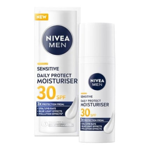 Nivea Men Sensitive Daily Protect Moisturizing Face Cream Spf30 50ml