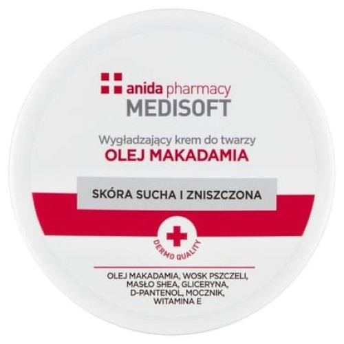 Medisoft Smoothing Face Cream With Macadamia Oil 100ml Anida
