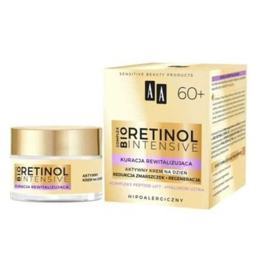Retinol Intensive 60+ Active Day Cream for Wrinkle Reduction