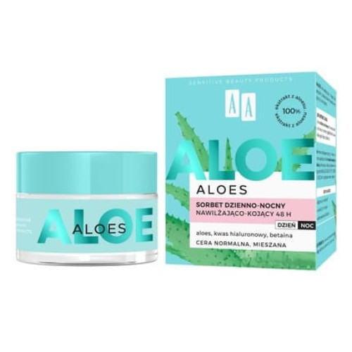 Aa Aloe 100% Aloe Vera Extract Hydro Sorbet Day-Night Moisturizing-Soothing 48h 50ml