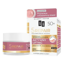 Aa Age Technology 5Repair 50+ Active Lifting Night Cream Regenerating Aa Age Technology 5Repair 50+ Active Lifting Night Cream Regenerating