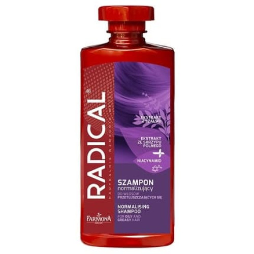Farmona Radical Normalising Shampoo For Oily Hair With Sage Extract 400ml