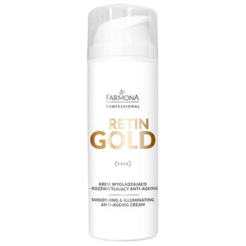 Farmona Retin Gold Smoothing And Illuminating Anti-Ageing Cream - 150ml