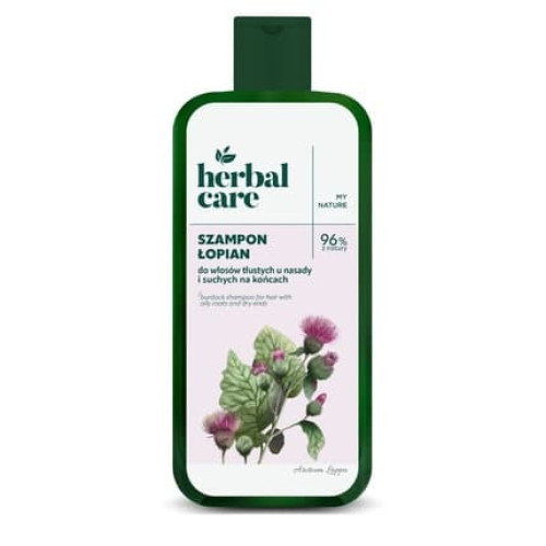 Herbal Care Burdock Shampoo For Oily Roots And Dry Ends 330 Ml